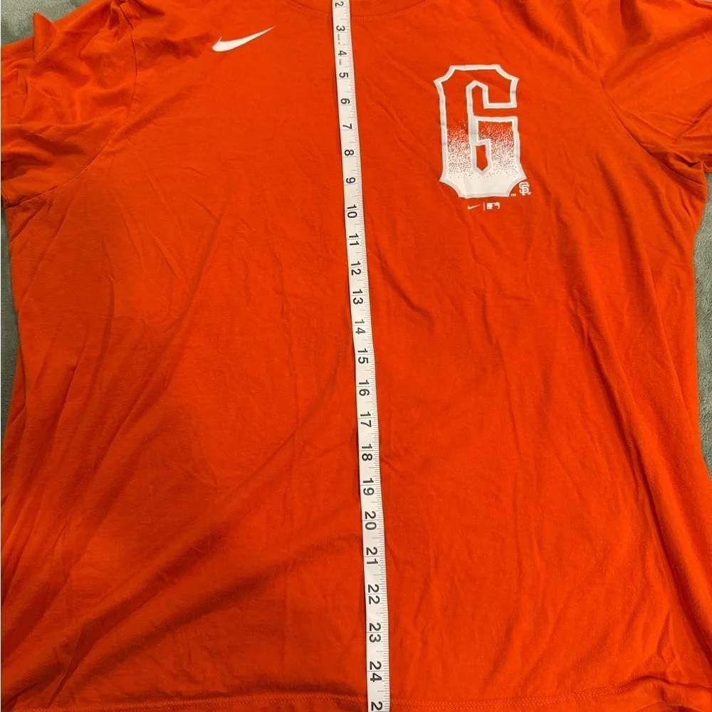 Nike San Francisco Giants Posey 28 Orange T-Shirt MLB Men’s Large